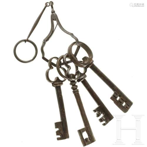 A German key chain, 17th/18th century