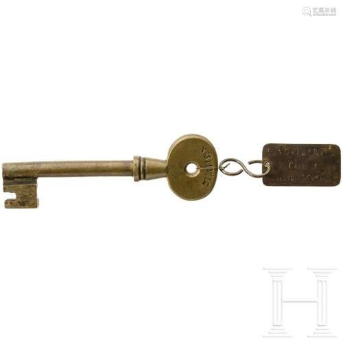 A French key to the powder magazine of Fort du Mont-Bart, 19...