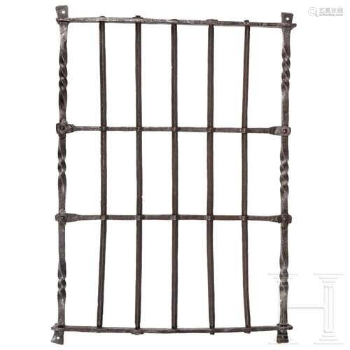 A German forged window grid, 16th/17th century