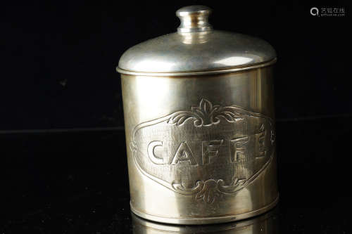 歐洲純銀咖啡罐
