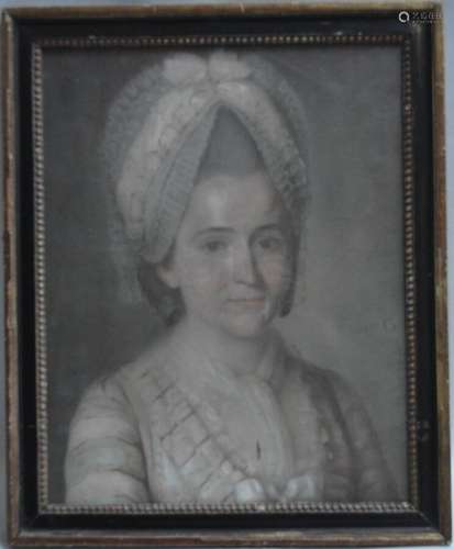 ECOLE FRANCAISE du XIXème
Portrait de dame
Pastel
48 x 38 cm...