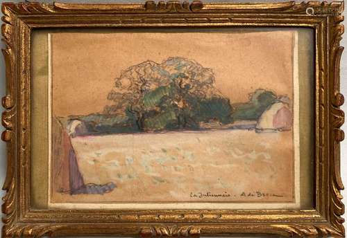 Alexis Louis DE BROCA (1868-1948)
La Juliennais
Aquarelle et...