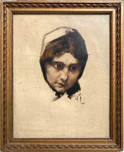 Jean Jules Henry GEOFFROY dit GEO (1853-1924)
Portrait
Huile...