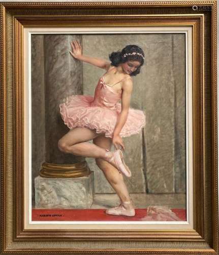 Auguste LEROUX (1871-1954)
Ballerine à la colonne
Huile sur ...