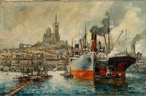 FRANK-WILL (1900-1951)
Marseille, la basilique Notre Dame de...