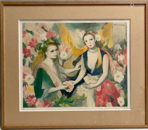 d'après Marie LAURENCIN (1883-1956)
Femmes aux fleurs
Li...