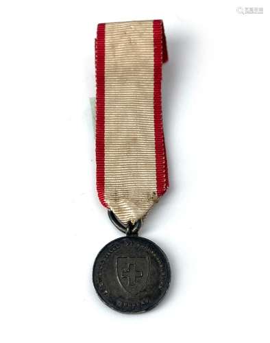 SUISSE Médaille de la Fidélité Helvétique dite «d'Yverdo...