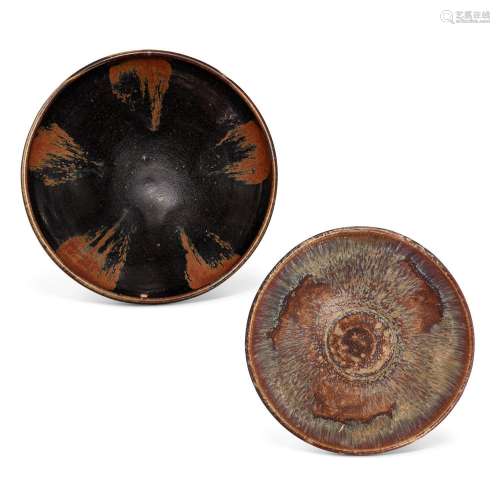 A Henan russet-splashed bowl and a Jian brown-glazed bowl, S...