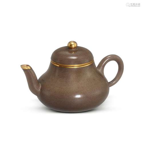 A Yixing teapot and cover for the Thai market, after Hui Men...