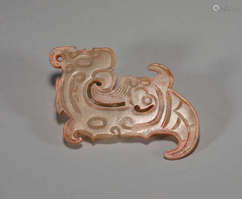 The western zhou dynasty jade dragon