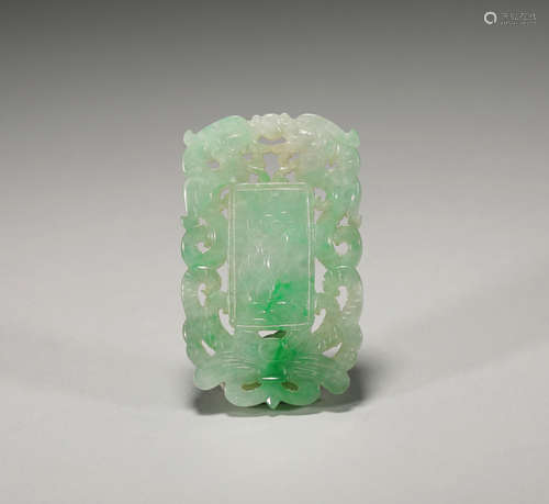 Jade auspicious card of qing Dynasty