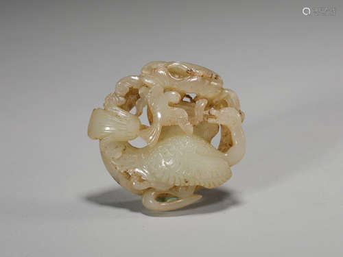 Hetian Jade decoration of yuan Dynasty