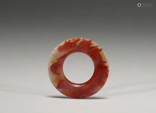 Warring States red agate ring