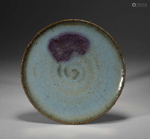 Jun kiln plate in yuan Dynasty