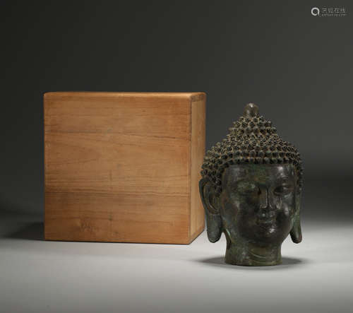 16th century bronze Buddha head