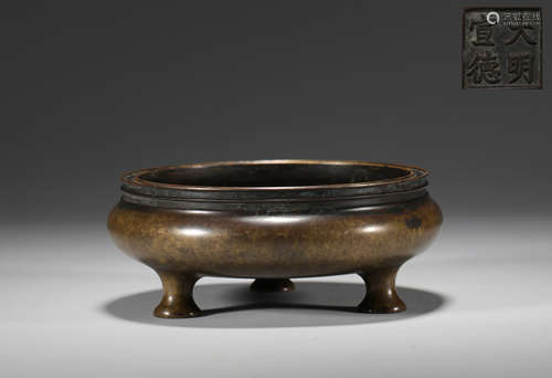 Li vessel furnace in qing Dynasty