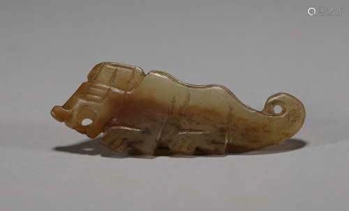 Shang dynasty jade tiger