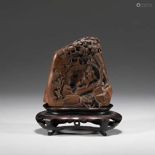 Qing Dynasty tuanshi Lao Tzu out of the customs ornaments