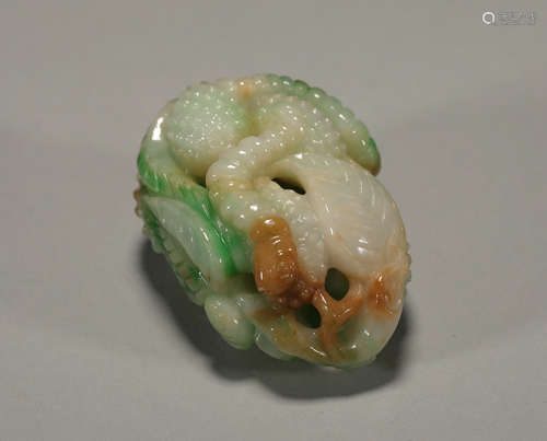 Jade litchi in qing Dynasty