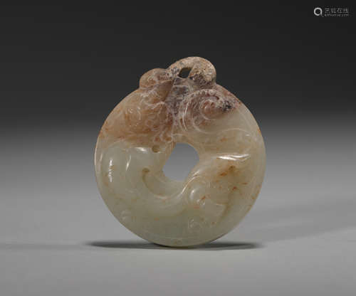 Han Dynasty dragon jade ring