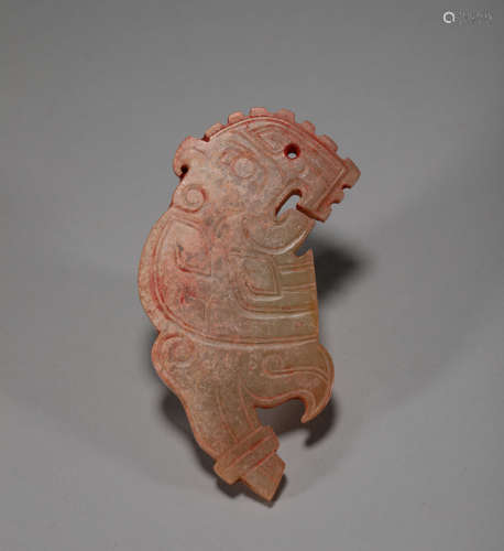 Jade parrot of shang Dynasty