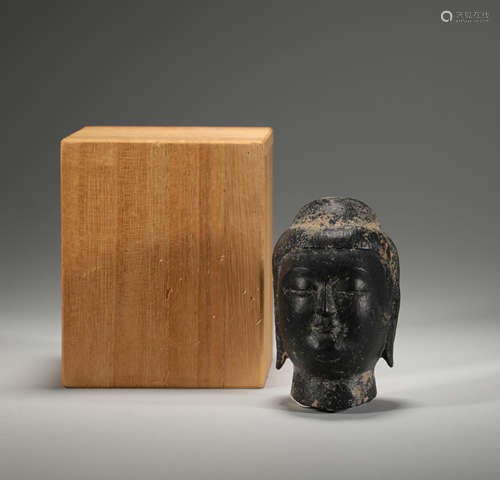 Tang Dynasty qingshi Buddha head