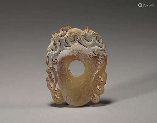 Han Dynasty dragon pattern chicken heart