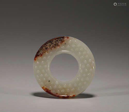 Grain jade rings in the Warring States period