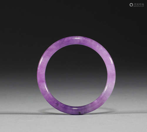 Jade violet Bracelet in Qing Dynasty