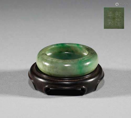 Qing Dynasty, jade pen wash