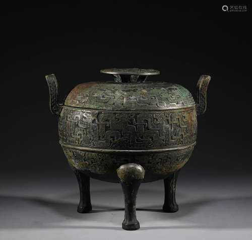 Han Dynasty, bronze tripod