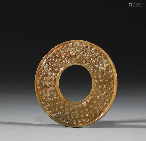 In the Han Dynasty, Hotan jade was deformed