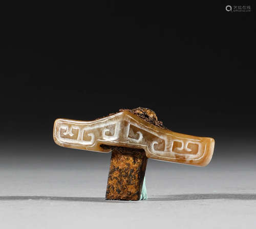 During the Warring States period, Hotan jade swordsman