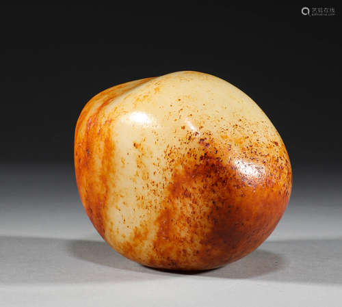 In the Qing Dynasty, Hetian jade seed raw stone