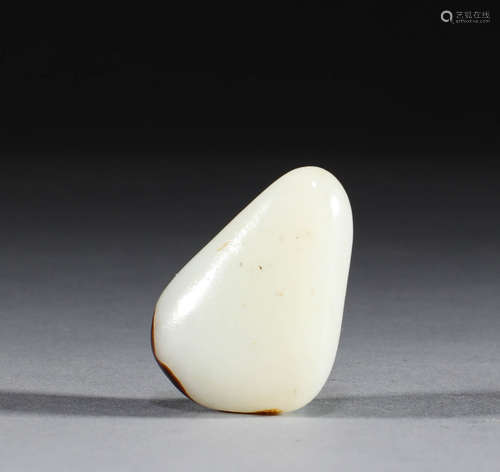 In the Qing Dynasty, Hetian jade seed raw stone