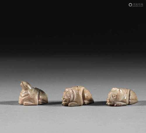 Han Dynasty, Hetian jade beast group