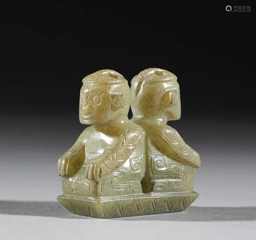 Shang and Zhou dynasties, Hetian jade Figurines