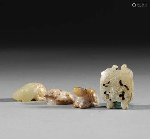 Han Dynasty, Hetian jade beast group