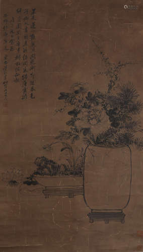 董邦达《花卉》