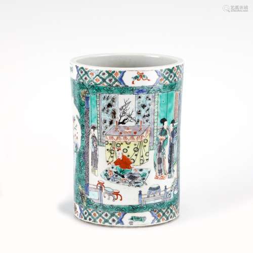 QING KANGXI WUCAIBRUSH HOLDER