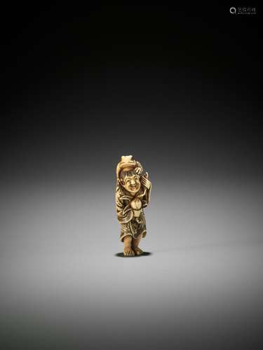 YOSHIMASA: AN IVORY NETSUKE OF GAMA SENNIN