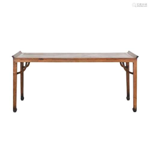 CHINESE HUANGHUALI WAISTED PAINTING TABLE