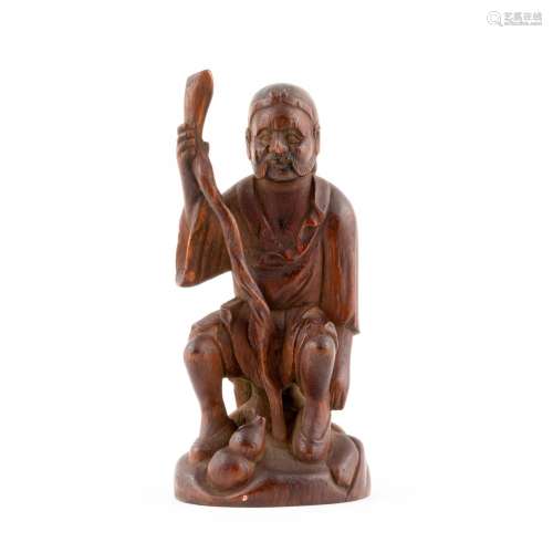 CHINESE CHENXIANG AGARWOOD CARVED FIGURINE
