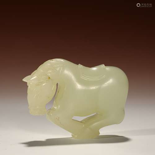 Ancient White Jade Horse