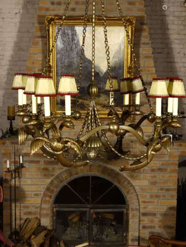 European phoenix chandelier