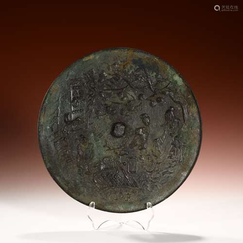 Bronze mirrors of ancient figures