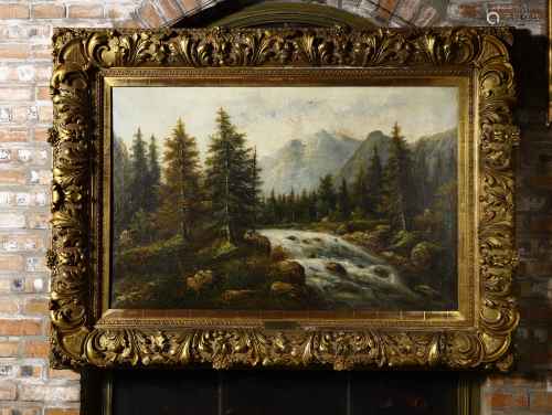Landscape of European Oil Painting