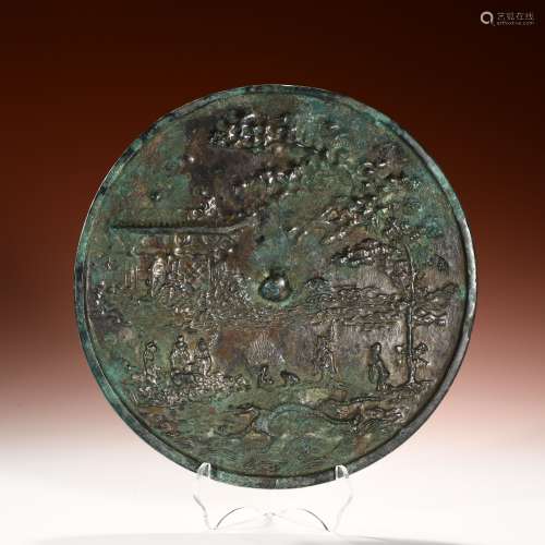 Bronze Mirror of Ancient Character Stories