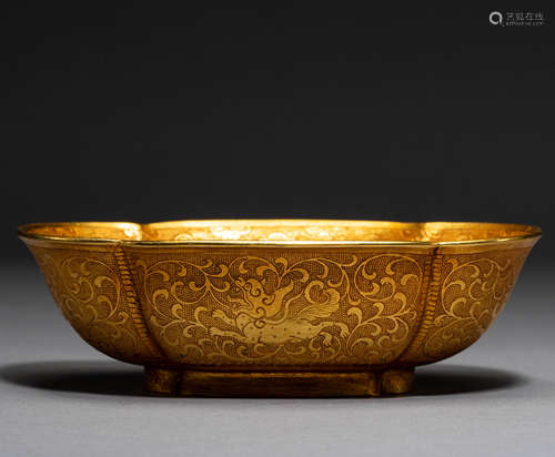 Gilded bowl of Song Dynasty China