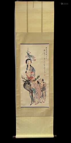 Qian Huian's famous qing Dynasty painting